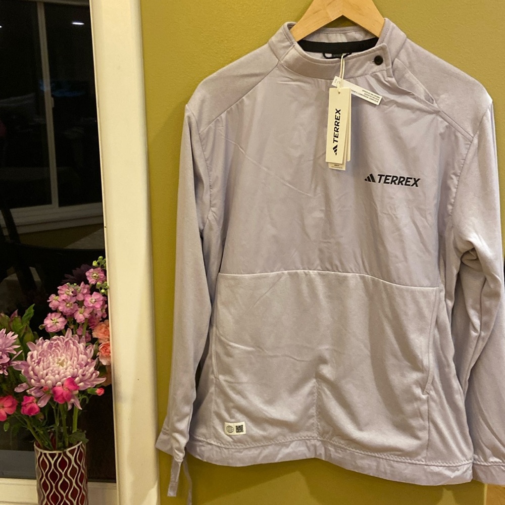 NWT ADIDAS TERREX MTBR MIDLAYER SWEATSHIRT